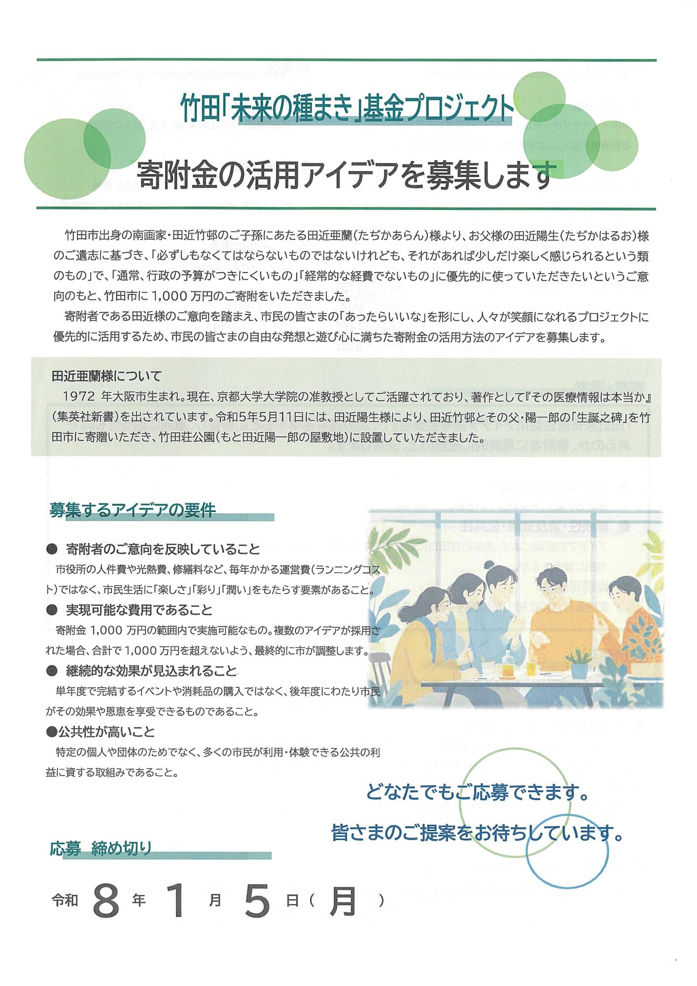 活用アイデア募集