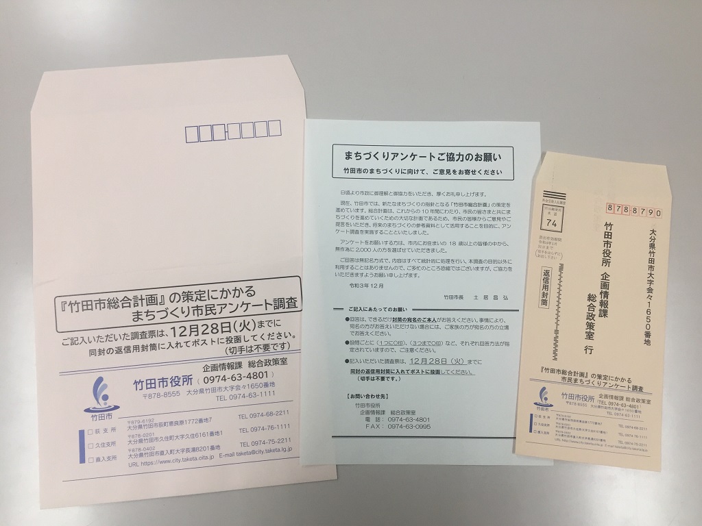まちづくり市民アンケート調査