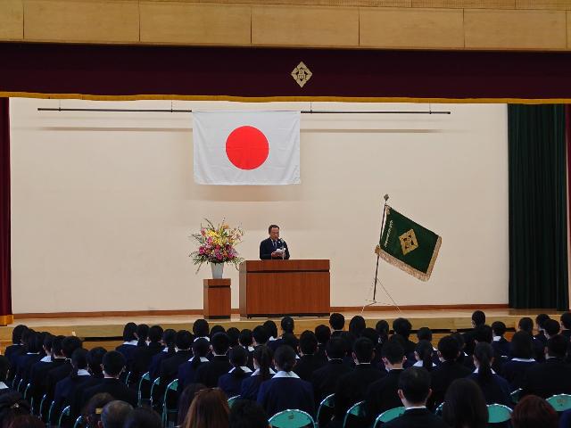 大分県立竹田高等学校入学式