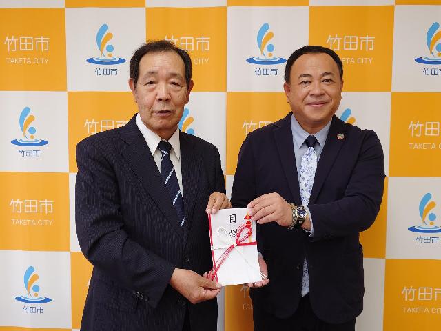 企業版ふるさと納税寄附金贈呈式（株式会社テクノコンサルタント）