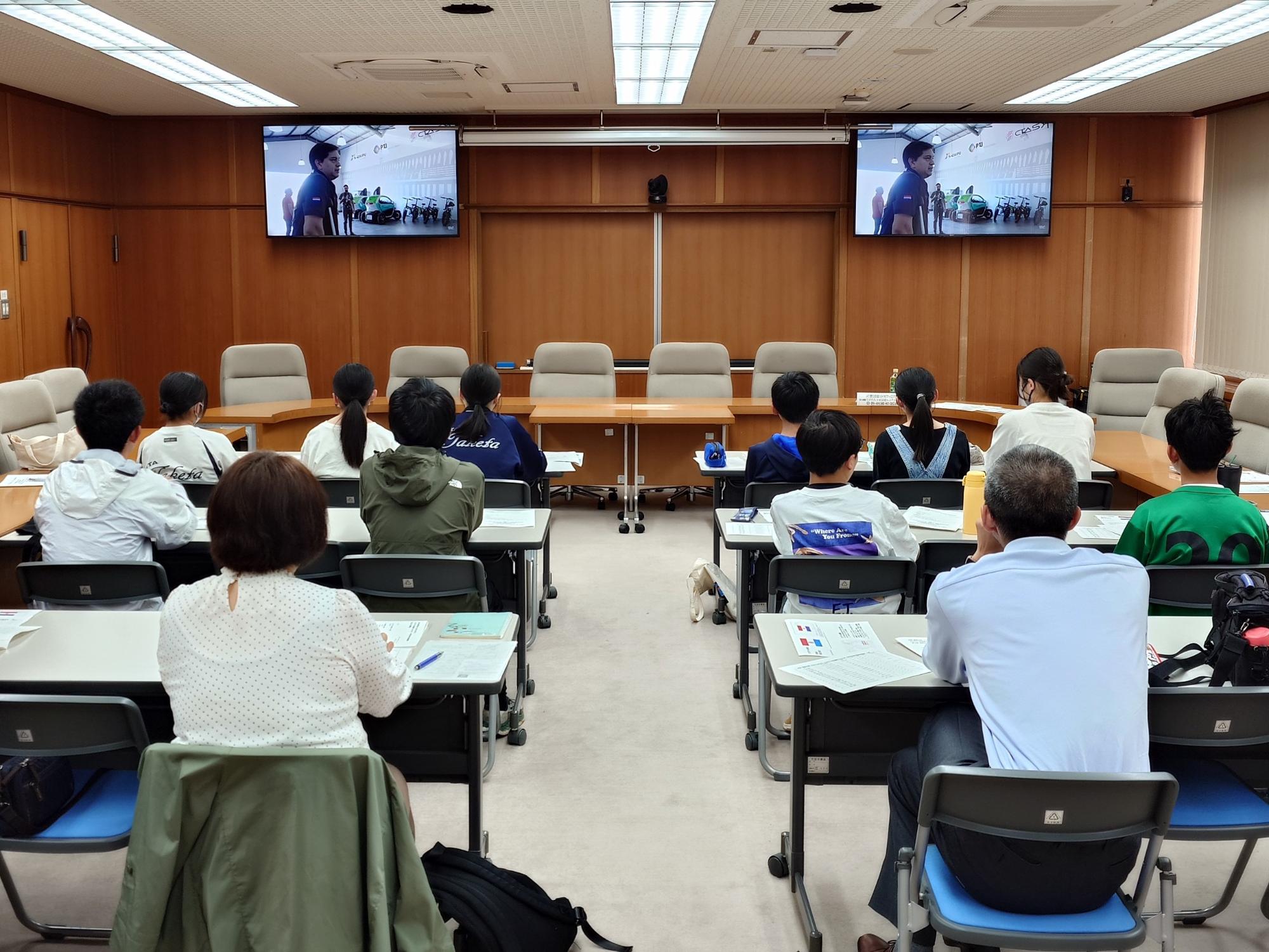 第2回説明会学習の様子