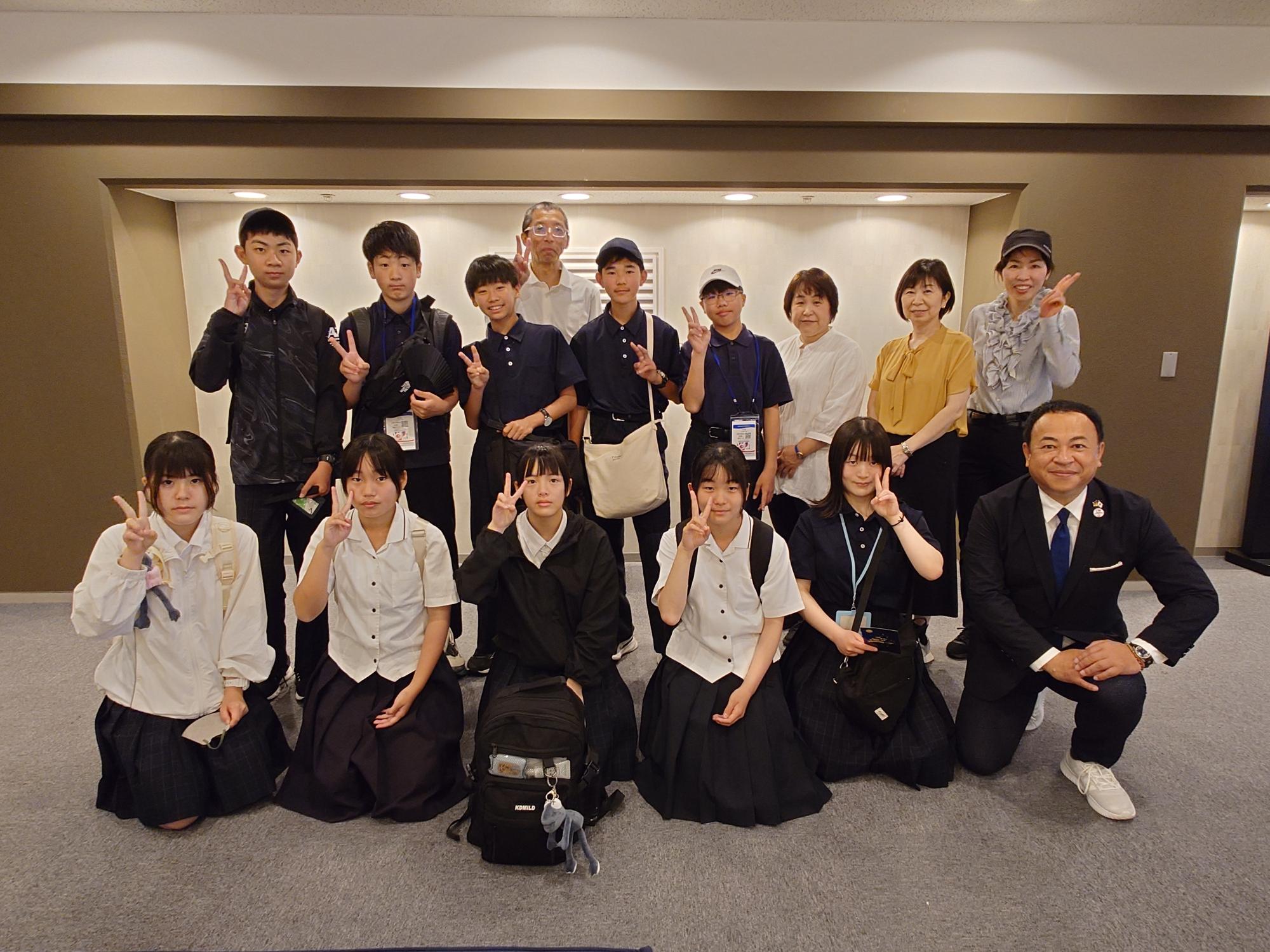 ナショナルデー当日の朝の様子