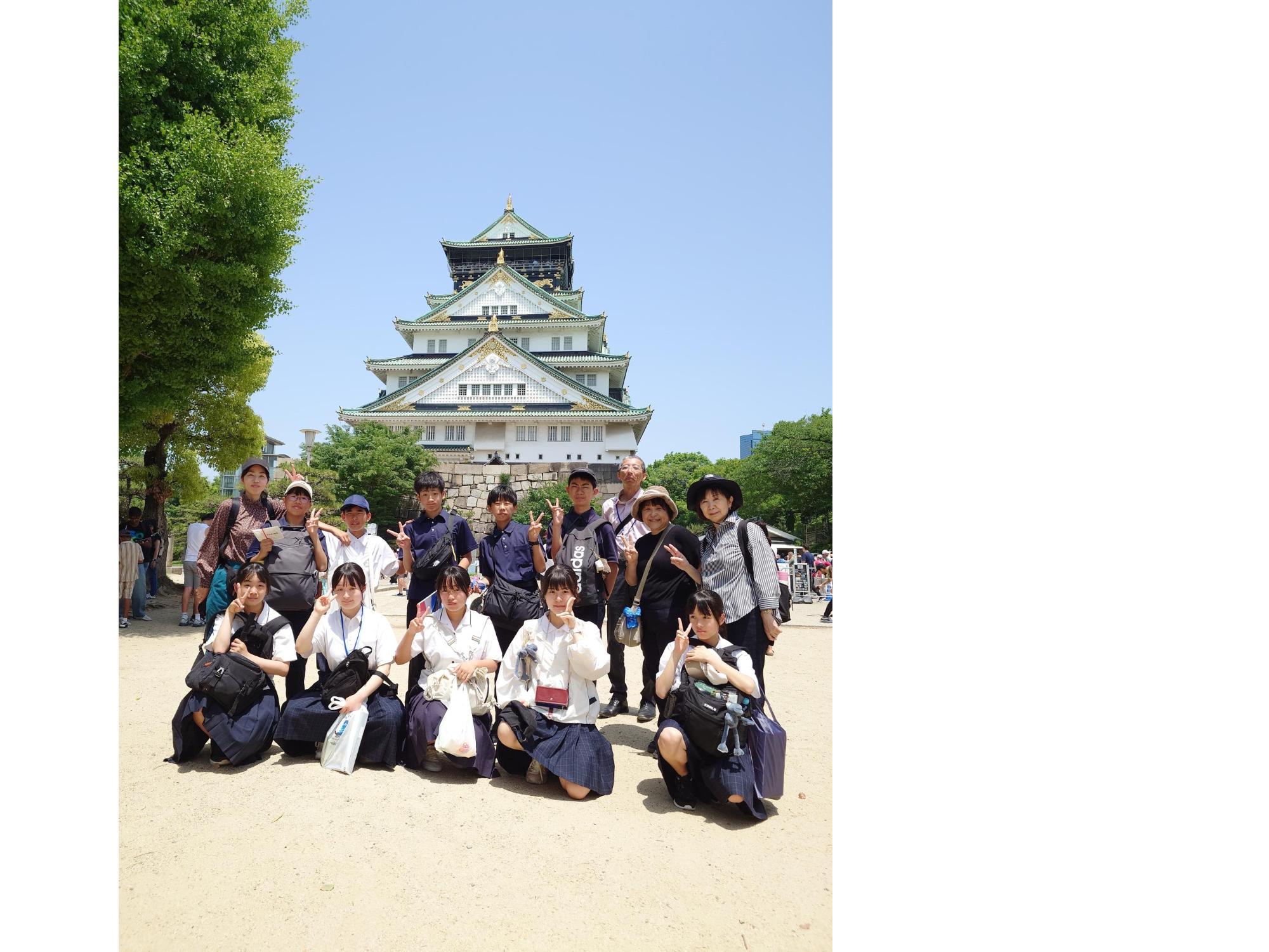 大阪城見学