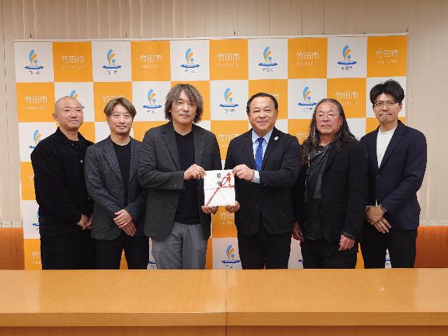 企業版ふるさと納税寄附金贈呈式(Grand Arbre 株式会社)