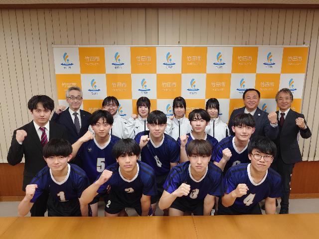 九州大会出場報告(竹田高校男子バレーボール部)