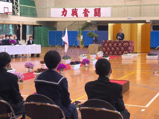 竹田市立緑ヶ丘中学校入学式