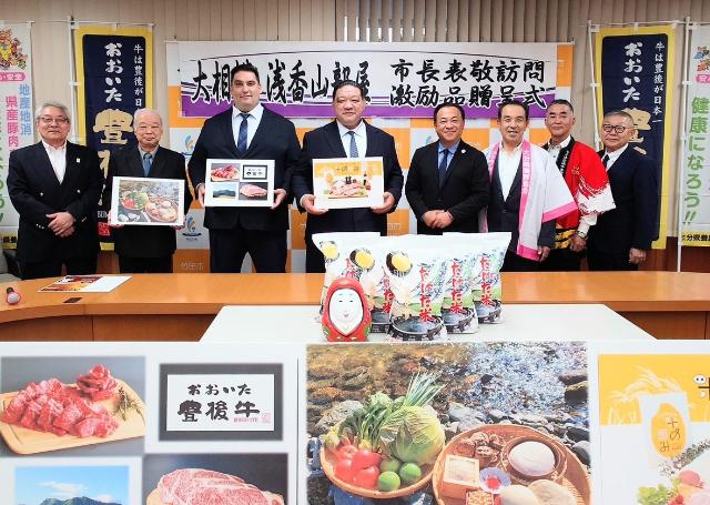 浅香山部屋表敬訪問