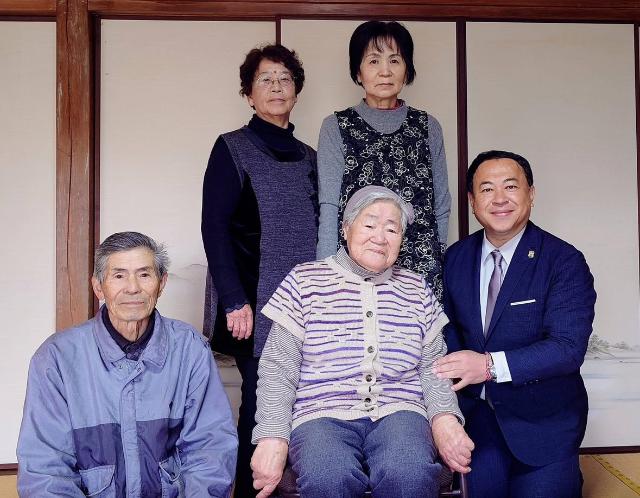 100歳お祝い・声掛け(後藤千里さん)