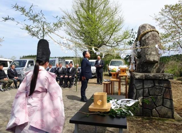 第67回荻西部土地改良区水恩祭式典