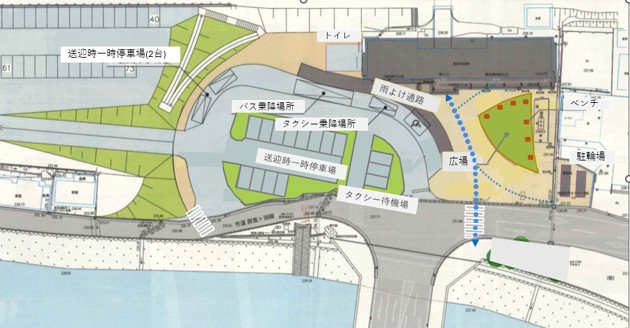 駅前広場計画案